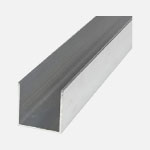 Perfil aluminio U