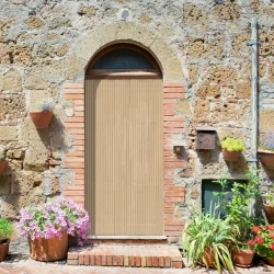 Cortina Antimoscas para puertas de Exterior Tiras de Plástico Alaska