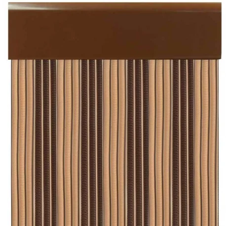 Cortina Antimoscas para Puertas Exterior Malta  90 x 210 Beige-Marrón