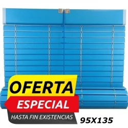 Persiana Alicantina Plástico Azul 60 x 115 cm