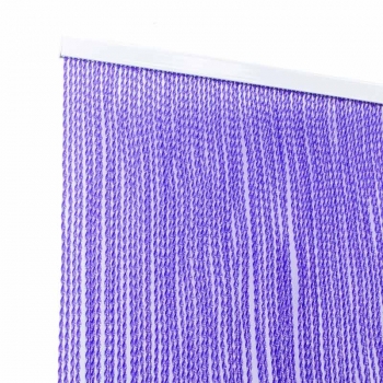 Cortinas Antimoscas - Cordón MANACOR 90 x 210 cm. Transparente-Violeta