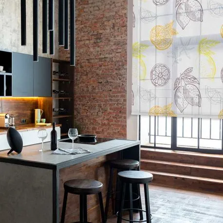 Estor Enrollable Estampado Cocina Screen 5%