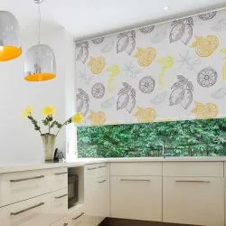Estor Enrollable Estampado Cocinas Opaco Screen Blackout