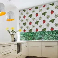 Estor Enrollable Estampado Cocinas Opaco Screen Blackout