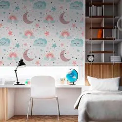 Estor Enrollable Estampado Infantil Opaco Screen Blackout