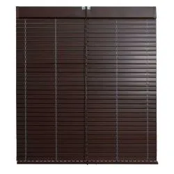 Persiana Alicantina de PVC Color Nogal Oscuro