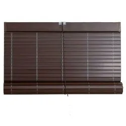 Persiana Alicantina de PVC Color Nogal Oscuro