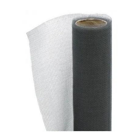 Rollo de mosquitera 120x250cm Tela de mosquitera por metro para ventanas  Fibra de vidrio duradera ajustable Antiarañazos Gris JAMW Sencillez