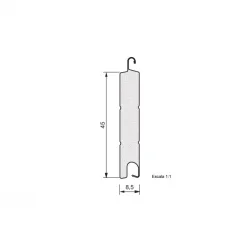 PERSIANA ALUMINIO TÉRMICA R45 RECTA