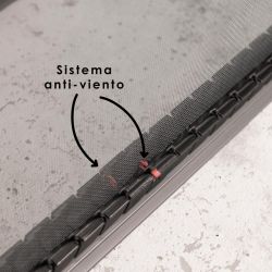 Mosquitera Enrollable Lateral para Puertas Flexa 2 Hojas