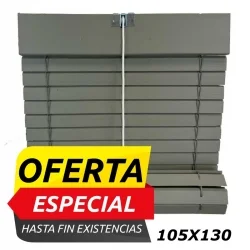 Persiana Alicantina Madera Gris 105 x 130 cm