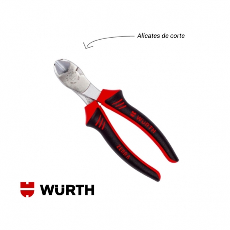 Pack 4 Alicates (de Corte, Universal, Punta Plana y Tenazas) de Würth