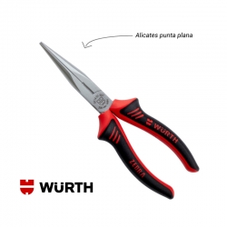 Pack 4 Alicates (de Corte, Universal, Punta Plana y Tenazas) de Würth