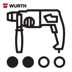 Broca para Metal 2 mm Würth