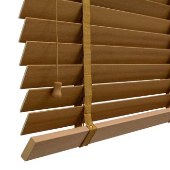 Persiana Veneciana Madera Premium Lama 50mm