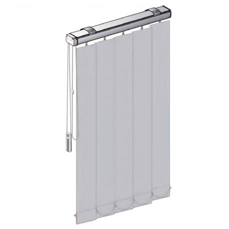 Cortina Vertical 127mm | Screen Touch