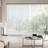 Cortina de Lamas Verticales Shantung Ignifugo Lamas 89mm | Traslúcido 