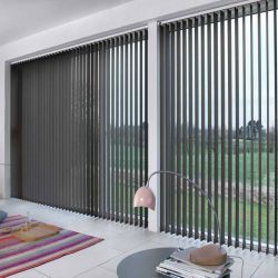 Cortina de Lamas Verticales a Medida Lamas 127mm | Traslúcido Shantung