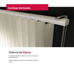 Cortina de Lamas Verticales a Medida Lamas 127mm | Traslúcido Shantung