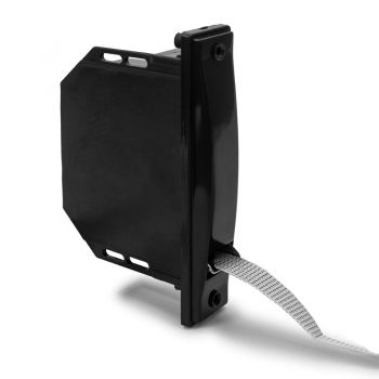 Recogedor Persiana Negro Empotrar Cinta 18mm