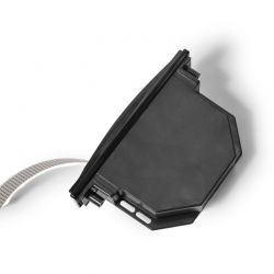 Recogedor Persiana Negro Empotrar Cinta 18mm