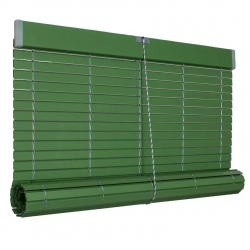 Persiana Alicantina Plástico Verde Oliva 105 x 148 cm