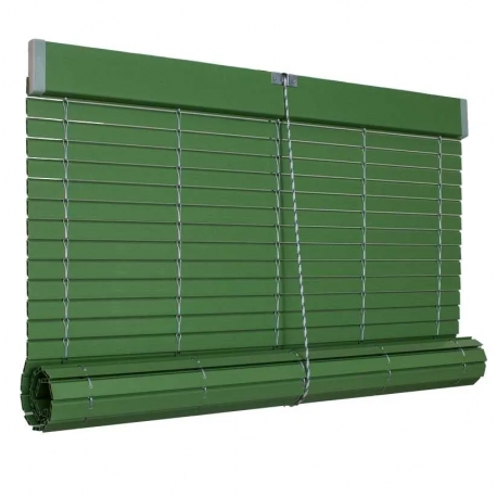 Persiana Alicantina Plástico Verde Oliva 60 x 115 cm