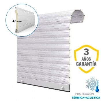 Persiana Enrollable Aluminio Térmica C45 Curva