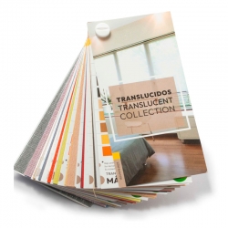 Livro de amostras de tecidos translúcidos premium