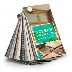 Livro de amostras de tecidos screen premium