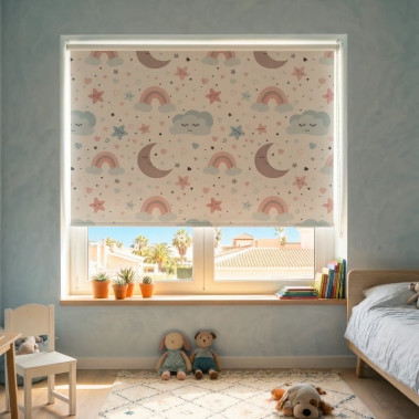 Estor Infantil Opaco Blackout - Galería 88mm