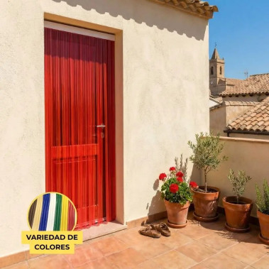 Cortinas de Tiras para Puertas 3 Cañas
