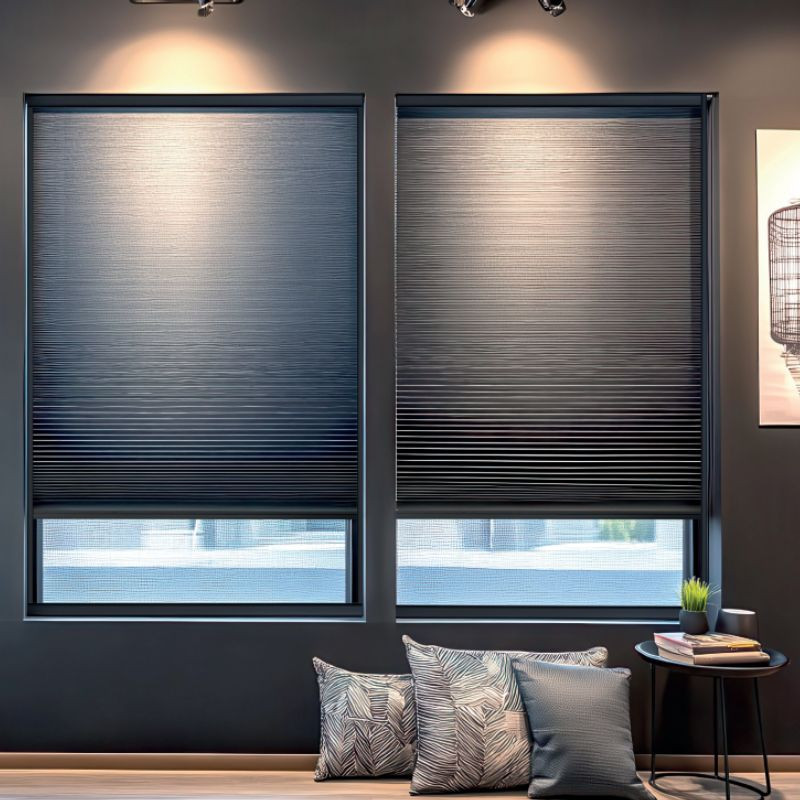 Cortinas Plisadas Sin taladrar Honeycomb 16mm
