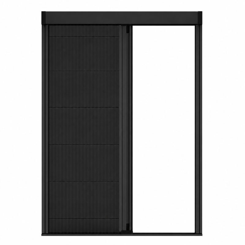 Mosquiteiro Plissado Porta Lateral 1 Folha Dobrável Royal 32 TotQuality