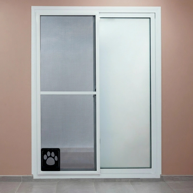 Mosquiteras Correderas con Gatera Premium Mascotas Malla PetScreen