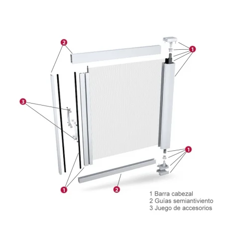 MOSQUITERA ENROLLABLE LATERAL PUERTAS 1 HOJA L-2005