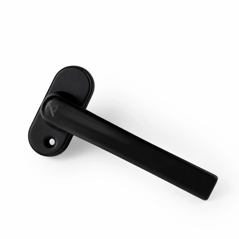 Maneta negra de ventana de repuesto para ventanas de aluminio o PVC