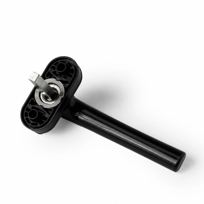 Pack de 2 manetas negras de ventana de repuesto para ventanas de aluminio o PVC
