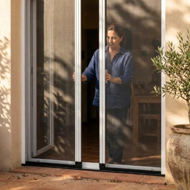 Mosquitera Enrollable para Puertas TITANIUM 2 Hojas TotQuality
