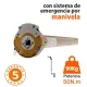MOTOR MECÂNICO PERSIANA MOTOR ABERTURA MANUAL EMERGÊNCIA Ø45 (50N.m/90Kg)