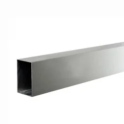 Perfil tubo de aluminio rectangular de 40x20 mm