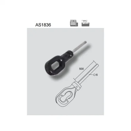 ACESSÓRIOS DO MOTOR CARDAN ANEL COM BARRA DE 500 mm