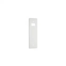 Placa recogedor Persiana Aluminio 0,5, Blanco