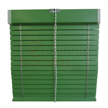 Remate Inferior Persiana Alicantina PVC Color Verde Oliva