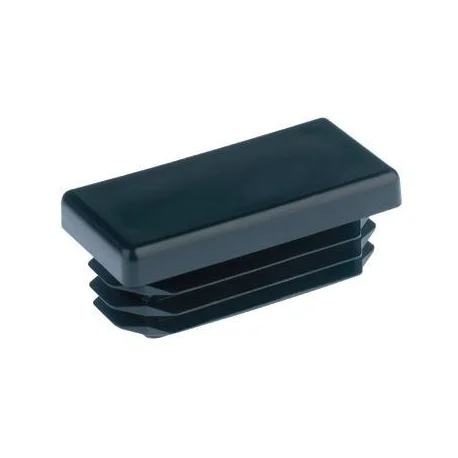 JUEGO DE TAPONES COLOR NEGRO RECTANGULAR 40X20