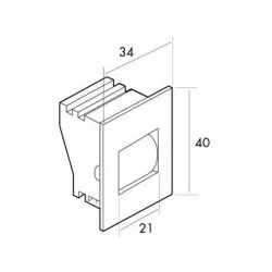 Passa-fitas Passa-fitas gaveta pvc fita 20