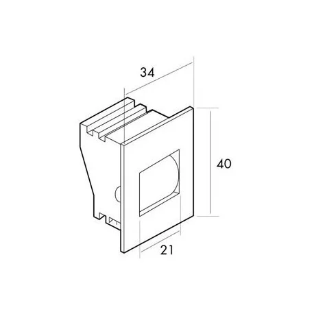 Passa-fitas Passa-fitas gaveta pvc fita 20