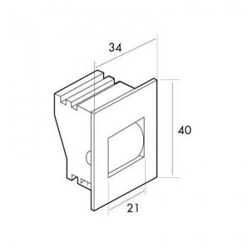 Passa-fitas Passa-fitas gaveta pvc fita 20