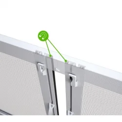 MOSQUITERA ENROLLABLE LATERAL PUERTAS 2 HOJAS L-2005