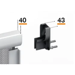 Mosquiteras Enrollables Sistema Antiviento Tonda40